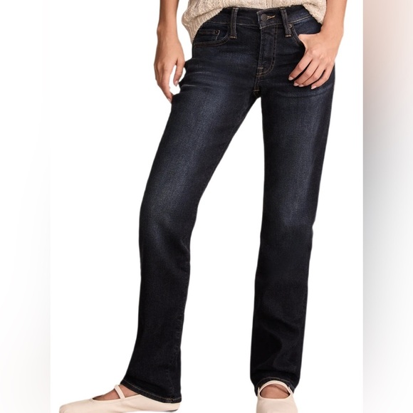 Bella Swan Style Lucky Brand Sweet Straight Mid Rise Dark Wash Women’s Size 12 - Picture 2 of 11